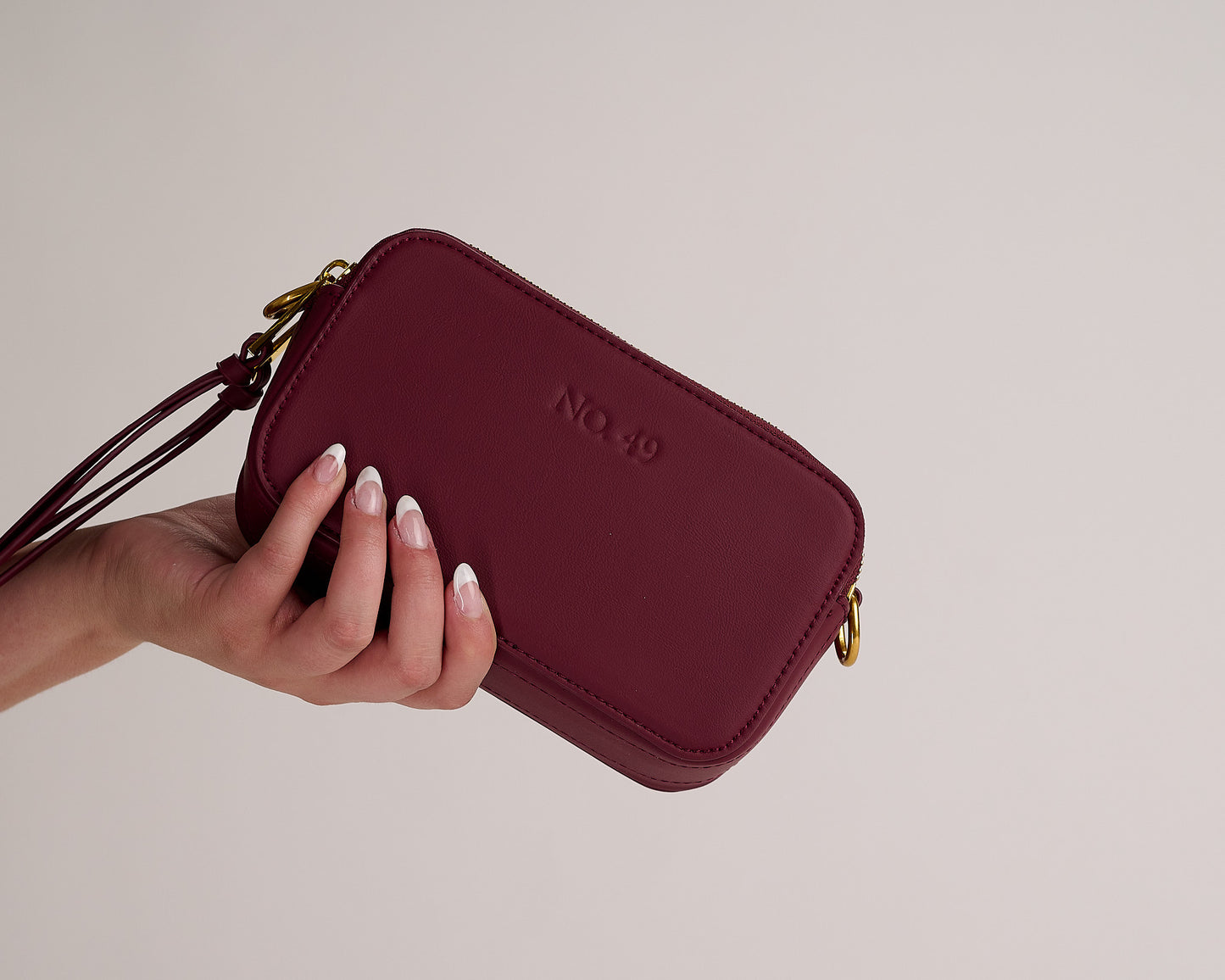 Kiki Burgundy Camera Bag