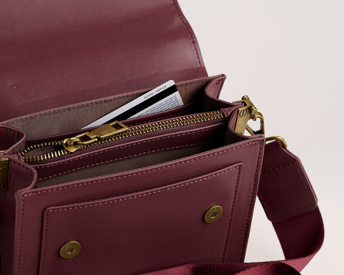 Fifi Burgundy Crossbody Bag