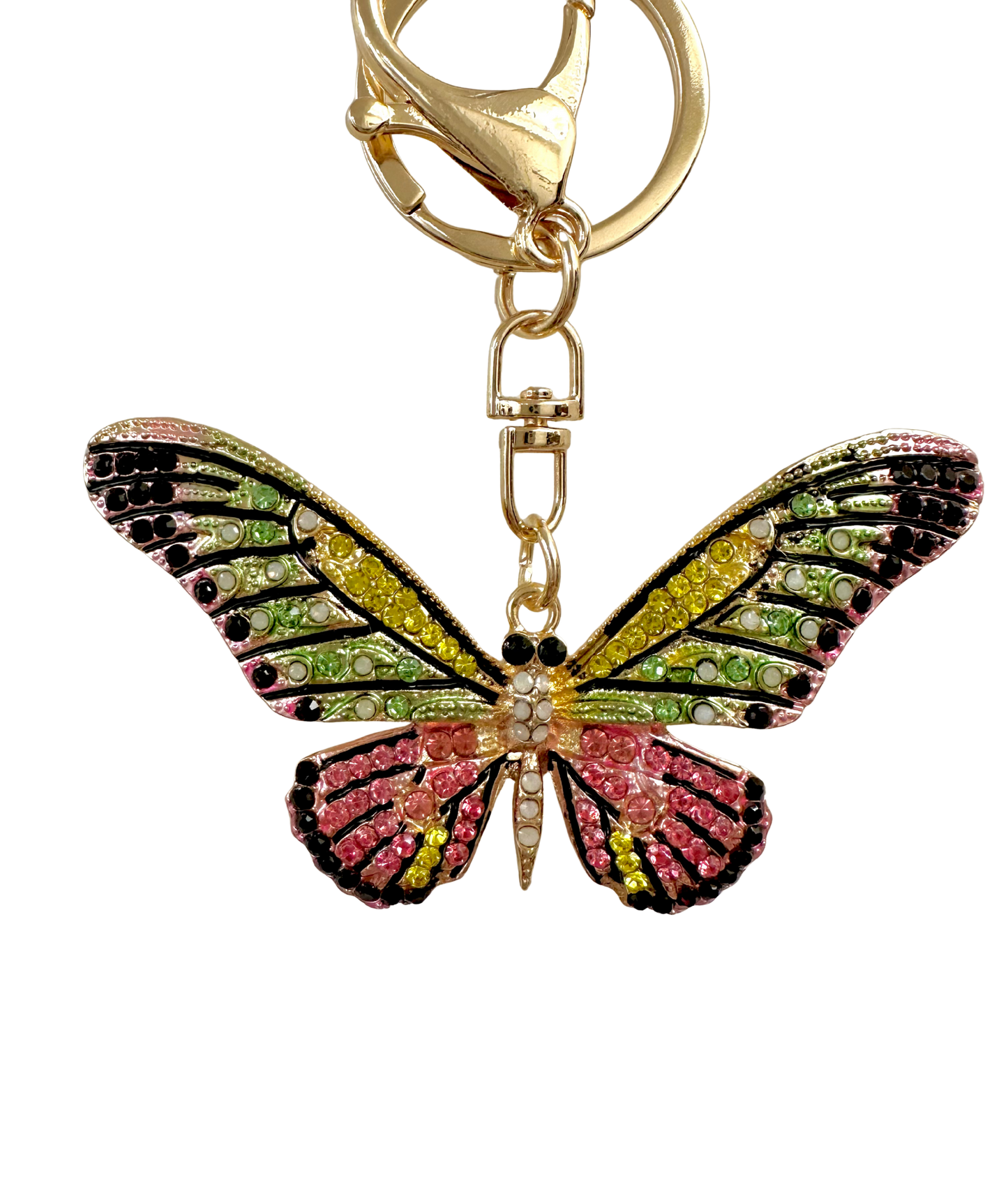 Butterfly glass bead charm