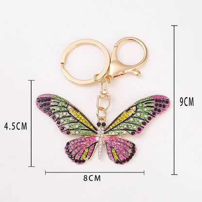 Butterfly glass bead charm