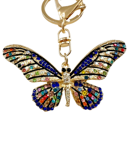 Butterfly glass bead charm