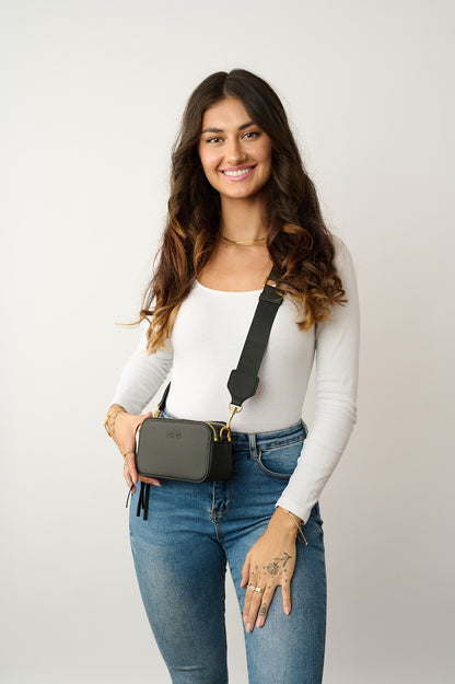 Kiki Black Camera Bag