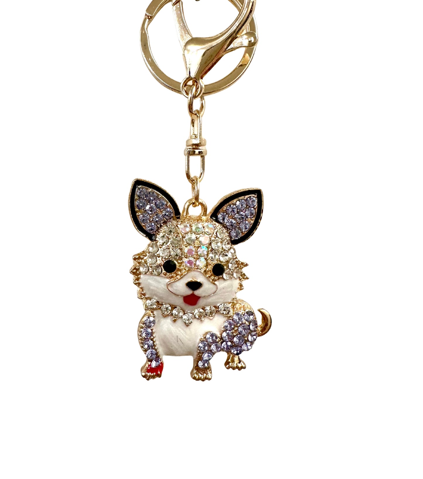 Dog glass bead charm