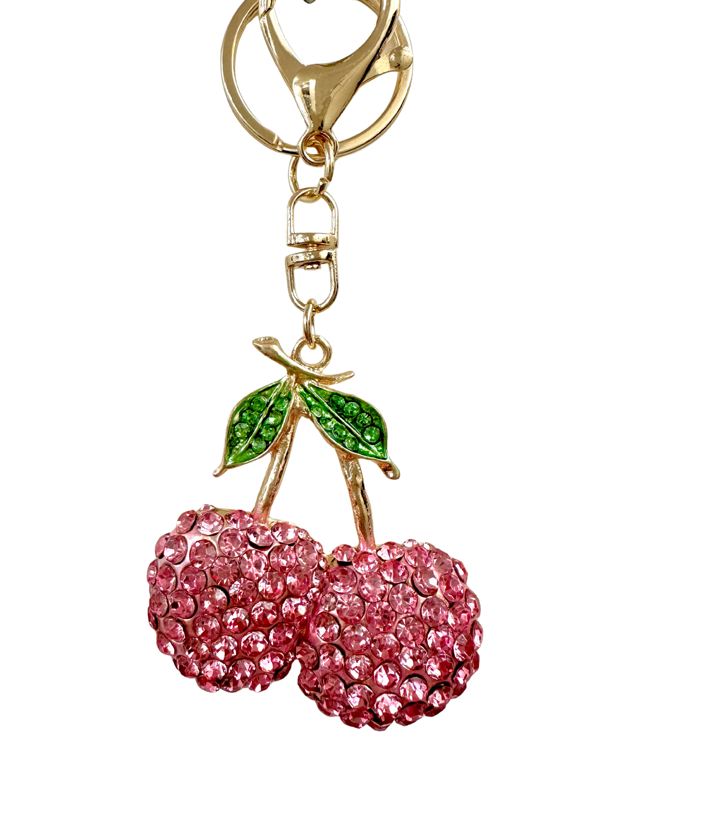 Cherry glass bead charm