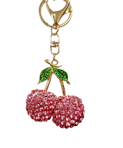 Cherry glass bead charm